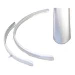 Spatbordset 28" Hybride Aluminium-Zilver