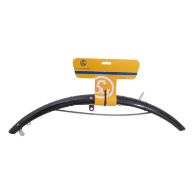 Voorspatbord 28" kunststof 45 mm - zwart