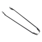 Spatbordstang 28" - mat zwart