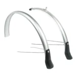 Spatbordset Eurofender Elegance 28" x 46 mm - smoke / titanium