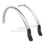 Spatbordset Eurofender Snello 28" x 46 mm - smoke / titanium