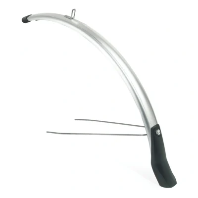 Voorspatbord Eurofender Snello 28" x 46 mm - zilver