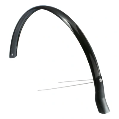 Achterspatbord Eurofender Snello 28" x 46 mm - zwart