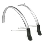 Spatbordset Eurofender Scatto 28" x 51 mm - smoke / titanium