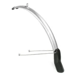 Voorspatbord Eurofender Scatto 28" x 51 mm - zilver