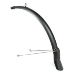 Voorspatbord Eurofender Scatto 28" x 51 mm - mat zwart