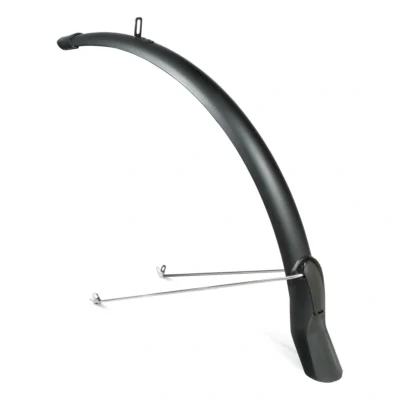 Voorspatbord Eurofender Scatto 28" x 51 mm - mat zwart