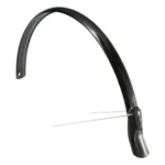 Achterspatbord Eurofender Scatto 28" x 51 mm - zwart