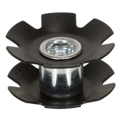 Balhoofdplugklauw Elvedes 1-1/8" voor metalen vorkbuis - zwart (5 stuks)