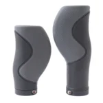 Handvatset Ergo 3-componenten Zwart 128/90mm - 2-kanten geopend