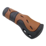 Handvat Ergonomisch-Gel Lang-model Zwart/bruin (per stuk)