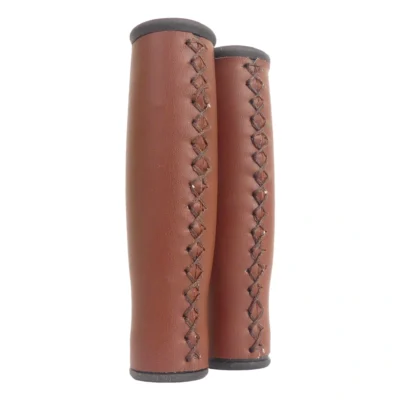 Handvatset Edge City Leer - 135/135mm - donkerbruin