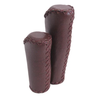 Handvatten Edge Leer - mat donkerbruin - 135/92mm (werkplaatsverpakking)