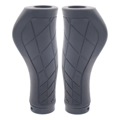 Handvatset Edge ErgoCity met lockring - 2*136mm - zwart (op kaart)