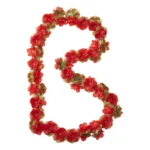 Bloemenguirlande Basil Garland - rood
