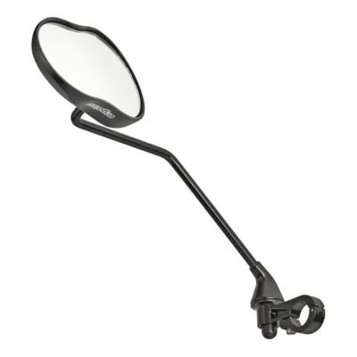 Spiegel Ergotec M-99LV met lange arm 121 x 78-66 mm aluminium - zwart gezandstraald