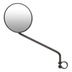 Spiegel Ergotec M-55L lange Arm 105mm staal - zwart gezandstraald