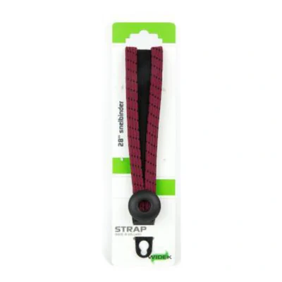 Triobinder Widek Eye 24/12mm met zwarte stalen platen - bordeaux/zwart