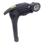 Stuurpen 1" aluminium 0-70° verstelbare hoek met Ø31,8 mm klem - zwart