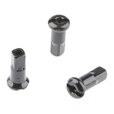 Spaaknippel Alpina 14G - ø4mm / M2.6 / 14mm lang - zwarte messing (144 stuks)