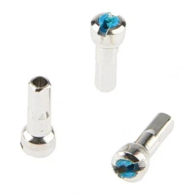 Spaaknippel met ronde kop Alpina 14G/15.0mm/4/Fg 2.3 ABS/messing - zilver (144 stuks)