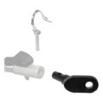 Aanhangwagen snelkoppeling M-Wave voor bevestiging aan de achteras