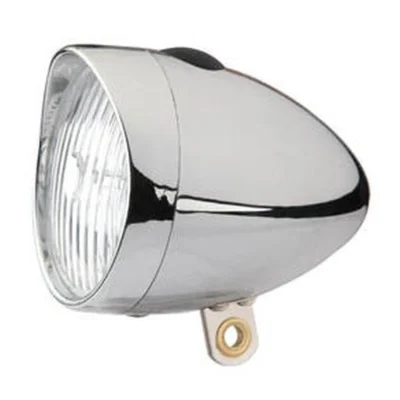 Koplamp Edge Retro 3 led aan/uit - incl. batterijen - chroom