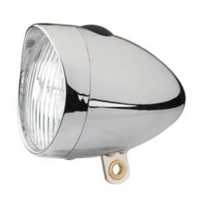 Koplamp Edge Retro 3 led aan/uit - incl. batterijen - chroom (werkplaatsverpakking)