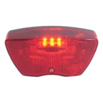 Achterlicht Edge City - 80mm - Batterijen voorzijde in werking