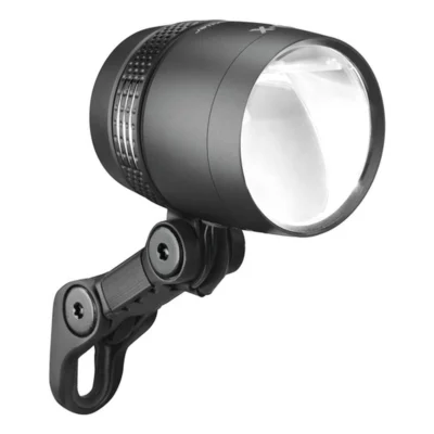 Koplamp Busch & Müller Lumotec IQ-X voor naafdynamo 6-60 Volt - 100 Lux - zwart