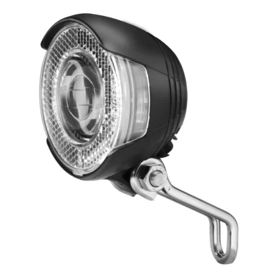 Koplamp Busch und Müller Lumotec Lyt B N Plus met standlicht voor naafdynamo 20 Lux - zwart