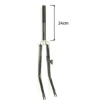 Voorvork 26" met 1" vorkbuis en dynamohaak - glanzend zwart