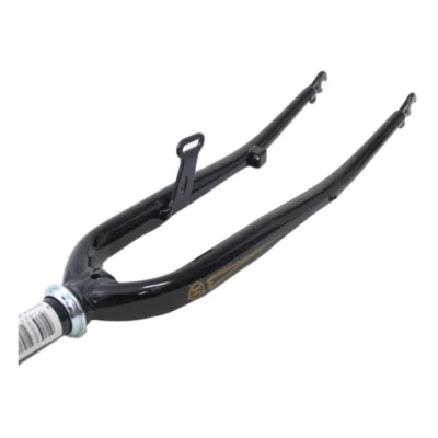 Voorvork 28" tour met 1" vorkbuis - trommelremnok en dynamohaak - glanzend zwart