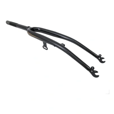 Voorvork 28" met 1 1/8" vorkbuis - trommelremnok en dynamohaak - zwart