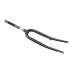 Voorvork 28" met 1 1/8" vorkbuis - trommelremnok - glanzend zwart