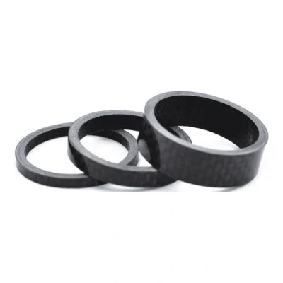 Balhoofd spacerset 1-1/8" (ø28.6) 3-delig 3/5/10mm Carbon