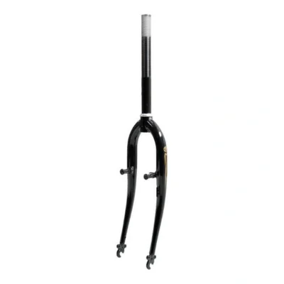 Voorvork 24" ATB met 1" vorkbuis en nokken voor velgrem - glanzend zwart