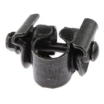 Zadelstrop Selle Bassano 3-delig verzinkt - zwart