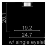 Velg Rodi Skorpion 26" / 559 x 19C 36 gaats - spaak 14 - zwart