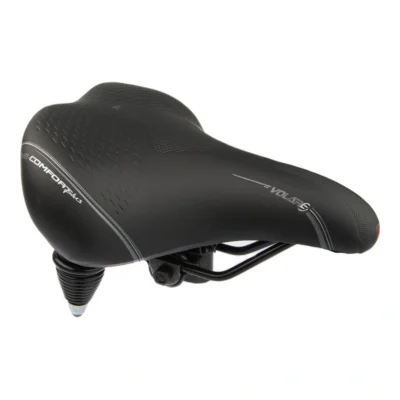 Zadel Selle Bassano Volare XXL Cruiser - Zwart