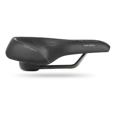 Zadel Selle Bassano Suprema 5zone EL Dames met elastomere demping - Zwart