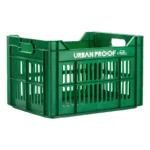 Gerecyclede fietskrat Urban Proof 30 liter - legergroen