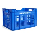 Gerecyclede fietskrat Urban Proof 30 liter - koningsblauw