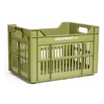 Gerecyclede fietskrat Urban Proof 30 liter - olijfgroen