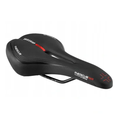 Zadel Wittkop Twin Medicus 4.0 voor MTB / Race - Zwart