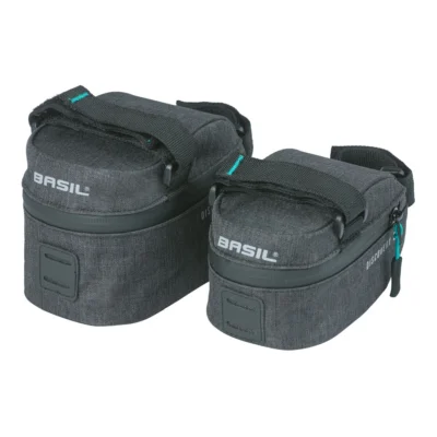 Zadeltas S Basil Discovery 365D 0.5 liter 7 x 8 x 14 cm - zwart melee