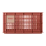 Gerecyclede fietskrat Basil Crate S 17.5 liter 29 x 39 x 20 cm - terra red