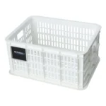 Gerecyclede fietskrat Basil Crate S 17.5 liter 29 x 39 x 20 cm - bright white