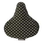 Zadeldek Basil Katharina B&D 28 x 23 x 1 cm - black & dots