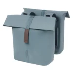 Dubbele fietstas Basil City 28-32 liter 12 x 29 x 30 cm - graphite blue